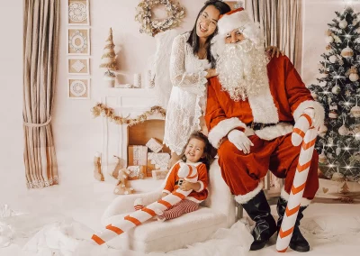 Weihnachtsshooting mit Familie