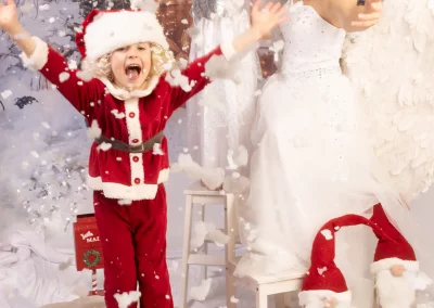 Weihnachtsshooting mit Familie